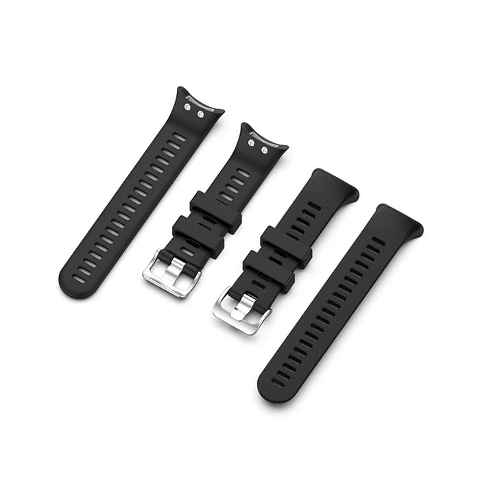 Silicone Watch Strap Replacement for Garmin Swim 2 / Forerunner 45 / 45S - Black - 5