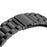 For Garmin Quatix 7 Pro / Fenix 5 / 5 Plus / 6 / 6Plus / 7 Stainless Steel Watch Band Three-bead Wrist Strap Replacement - Black - 7