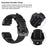 Genuine Leather Watchband Replacement Strap for Garmin MARQ Series/Fenix5/5X/5S/Forerunner945/Approach S60 - Black - 6