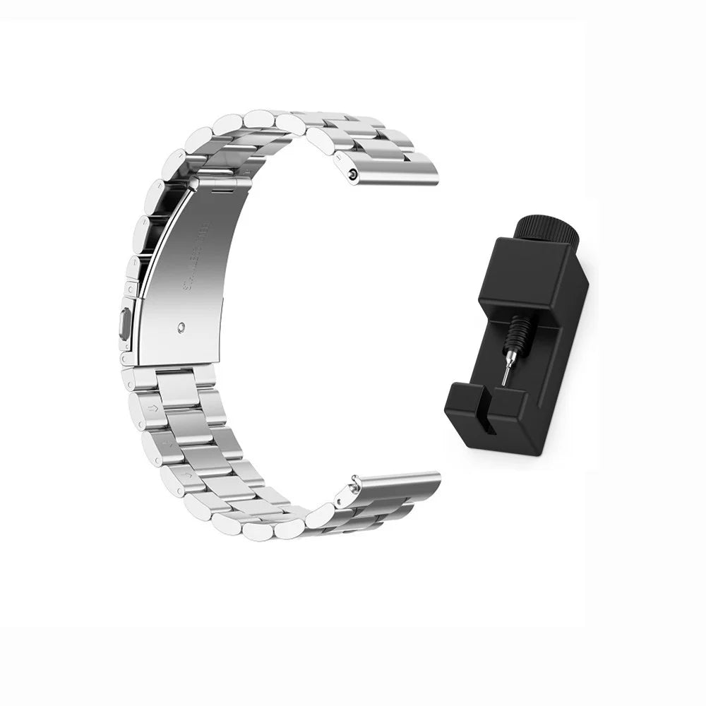 20mm Stainless Steel Wrist Watch Band for Huawei Watch GT/GT2/Nokia Withings Steel Hr 40mm/Garmin Forerunner 245 Music/245/Garmin Venu/Polar Ignite 42mm - 2