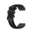 Rubber Smart Watch Replacement Band [20mm Width] for Garmin Fenix 7S/Fenix 6S/5S - Black - 2