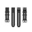 Rubber Smart Watch Replacement Band [20mm Width] for Garmin Fenix 7S/Fenix 6S/5S - Black - 4