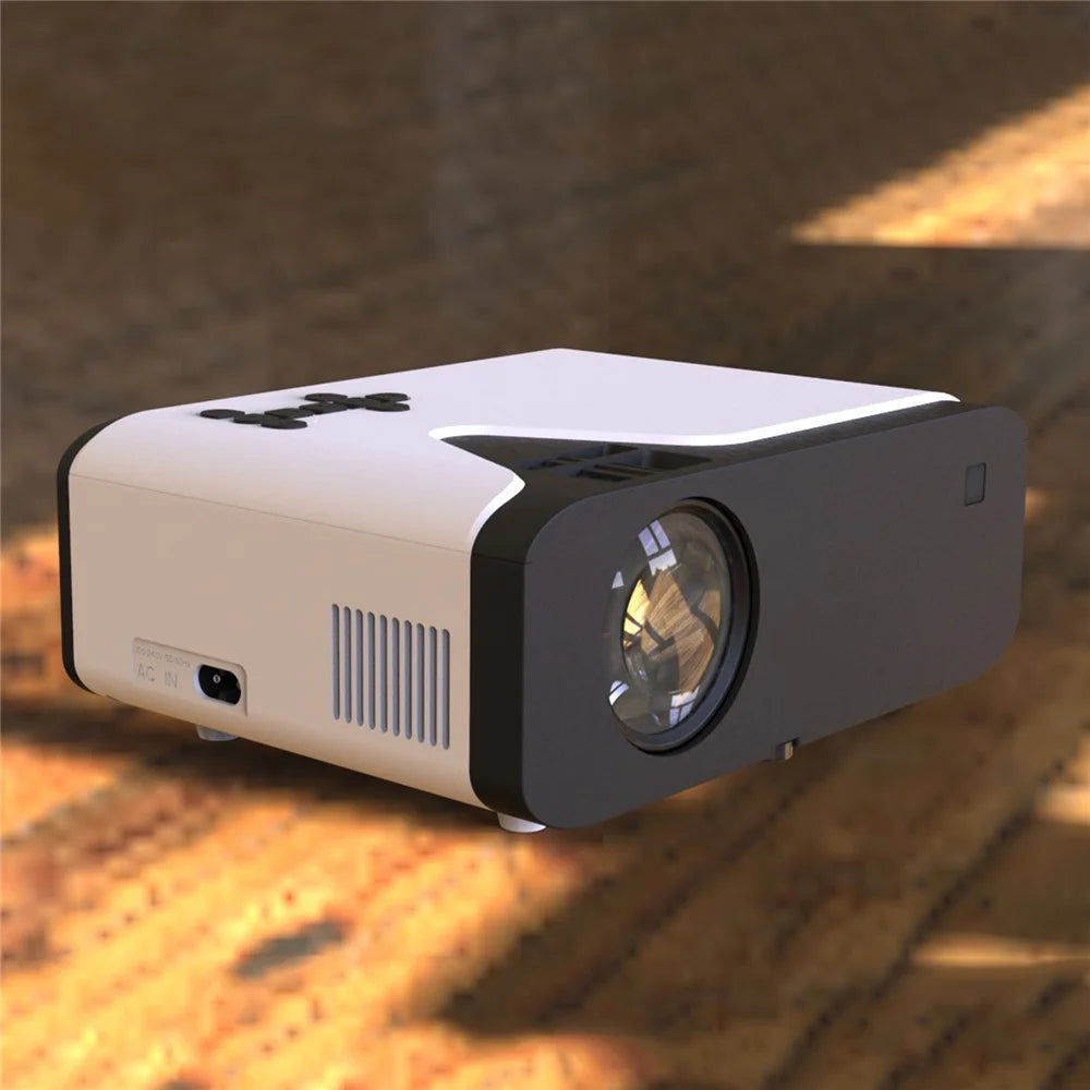 Portable Household Theater HD LED Projector Home Theater Media Player - EU Plug - 2