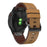 Genuine Leather Smart Watch Replacement Band for Garmin Fenix 6 - Brown - 1