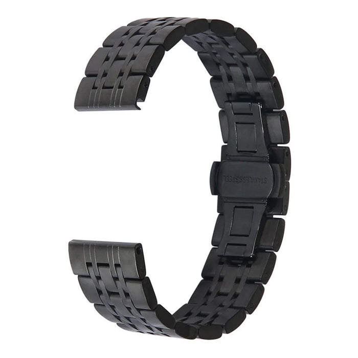 22mm Stainless Steel Watch Strap for Huawei Watch GT2e/GT2 46mm - Black - 1