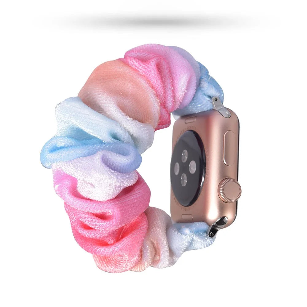 Printing Cloth Smart Watch Bank Bracelet Strap for Apple Watch Series 11 10 42mm / 9 8 7 41mm / SE3 SE2 SE 6 5 4 40mm / 3 2 1 38mm - Style O - 3