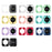 Silicone Smart Watch Case Protector for Apple Watch Series SE3 / SE2 / SE1 /  6 / 5 / 4 40mm - Black - 4