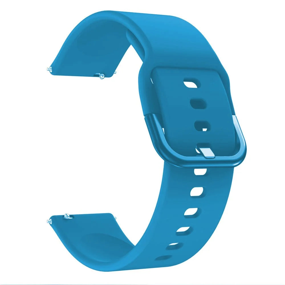22mm Silicone Smart Watch Strap Pin Buckle Adjustable Watchband Replacement for Huawei Watch GT2e / GT / GT2 46MM - Dark Green - 3