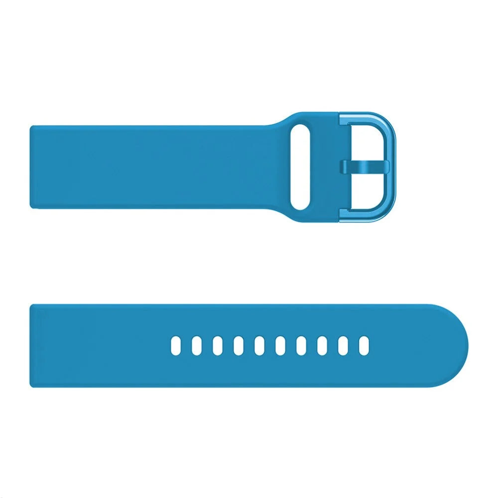 22mm Silicone Smart Watch Strap Pin Buckle Adjustable Watchband Replacement for Huawei Watch GT2e / GT / GT2 46MM - Dark Green - 4