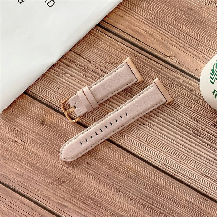 PU Leather Smart Watch Band for OPPO Watch 41mm - Pink - 1