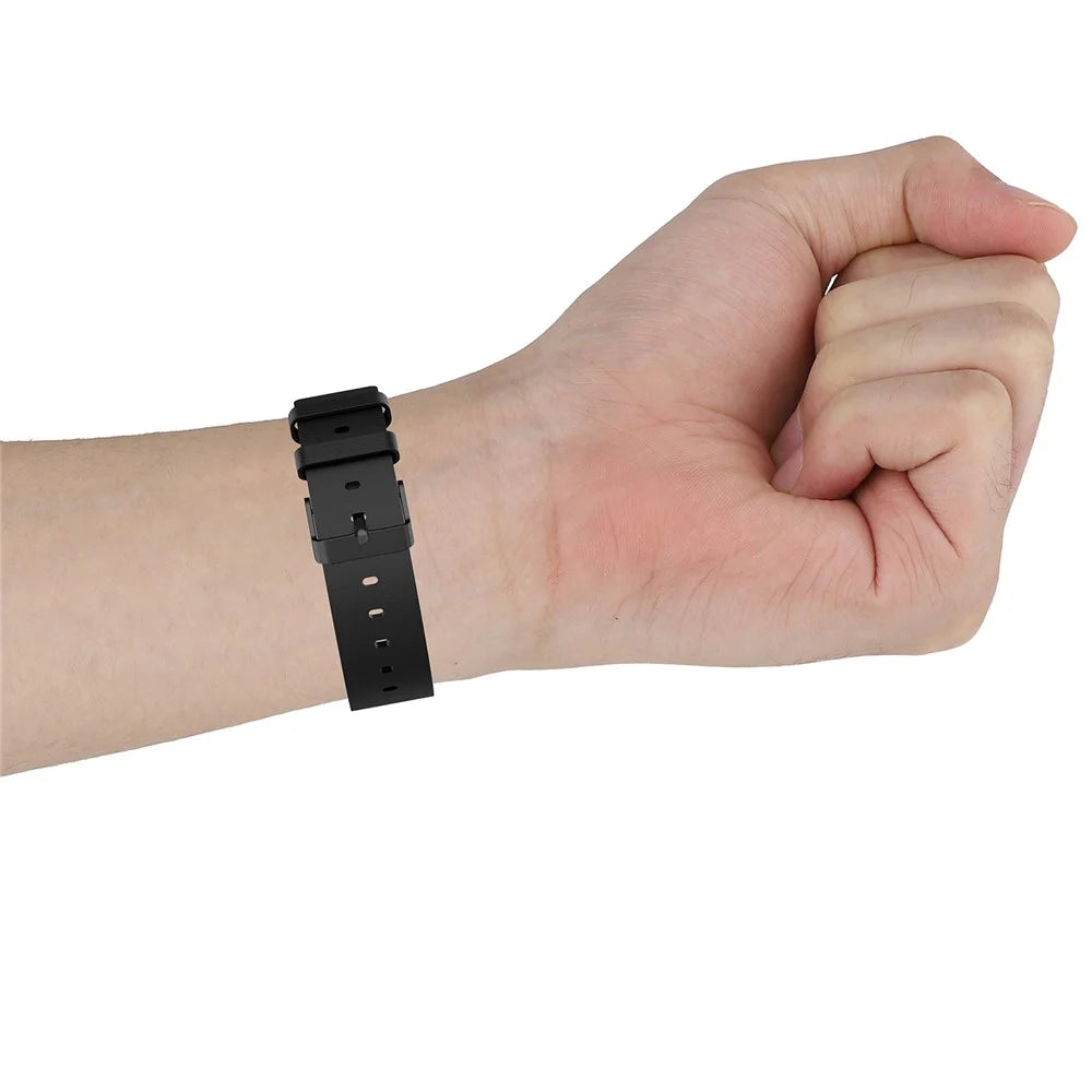 22mm Genuine Leather Watch Band for Samsung Galaxy Watch 46mm/Gear S3/Huawei Watch GT 2e/GT 42mm, 46mm/GT2 46mm/Huawei Watch 3/Watch 3 Pro, Smart Watch Strap Replacement - Black - 7