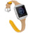 Top Layer Cowhide Leather Smart Watch Band for Fitbit Blaze - Coffee - 2