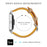 Top Layer Cowhide Leather Smart Watch Band for Fitbit Blaze - Coffee - 3