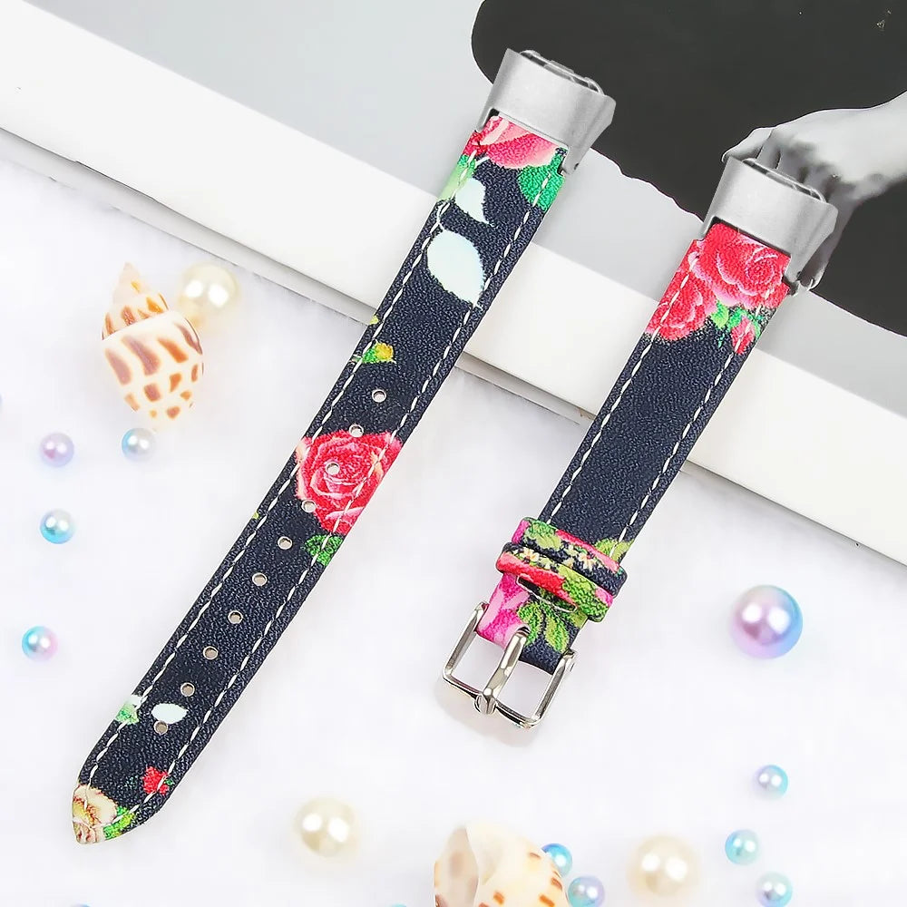 Genuine Leather Watch Strap for Samsung Galaxy Gear Fit SM-R70 - Style A - 1