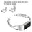 Diamond Decor Zinc Alloy Chain Watch Strap for Fitbit Charge 2 - Silver - 4