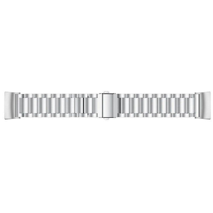 For Fitbit Charge 3/4 Stainless Steel Smart Watch Replacement Strap Wristband - Silver - 3