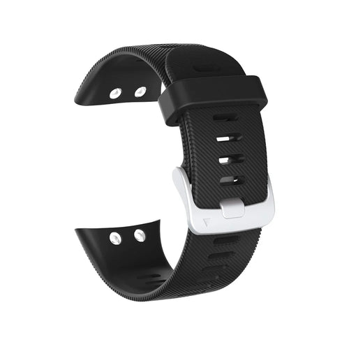Silicone Smart Watch Replacement Strap for Garmin Forerunner 45 - Black - 1