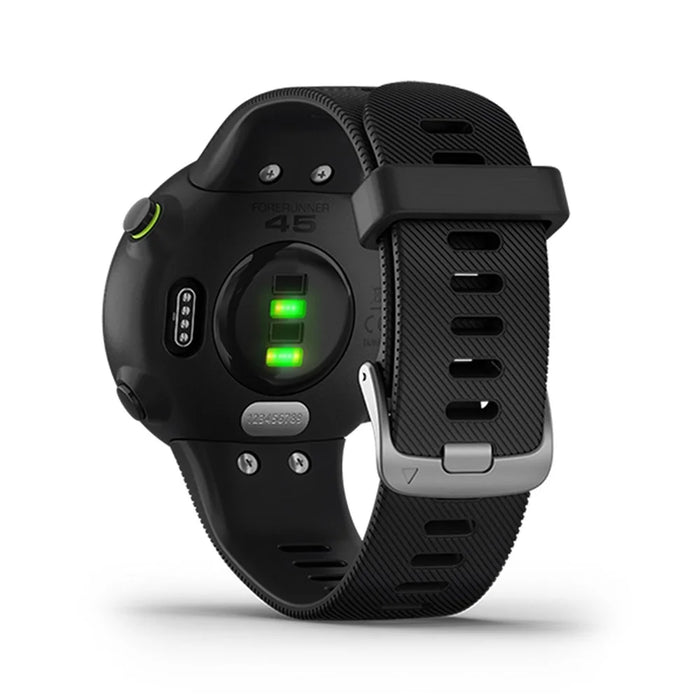 Silicone Smart Watch Replacement Strap for Garmin Forerunner 45 - Black - 4