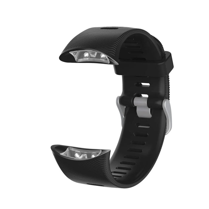 Silicone Smart Watch Replacement Strap for Garmin Forerunner 45 - Black - 6