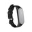 Bi-color Silicone Watch Band Replacement Strap for Xiaomi Mi Band 5/6/7 - Black - 1