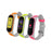 Bi-color Silicone Watch Band Replacement Strap for Xiaomi Mi Band 5/6/7 - Black - 2