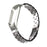 Three Beads Stainless Steel Watch Strap Replacement Band for Xiaomi Mi Band 5 - Silver - 3