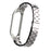 Three Beads Stainless Steel Watch Strap Replacement Band for Xiaomi Mi Band 5 - Silver - 4