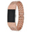 Metal Rhinestone Decor Watch Band for Fitbit Charge 2 - Rose Gold - 3