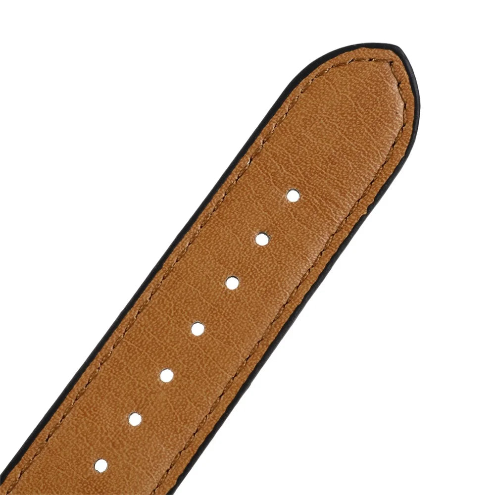 Crocodile Skin Split Leather Watch Band Strap Replacement for Apple Watch Ultra 3 2 1 49mm / Series 11 10 46mm / 9 8 7 45mm / SE3 SE2 SE 6 5 4 44mm / 3 2 1 42mm - Black - 6