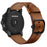 22mm Cowhide Leather Watch Band (DS Style) for Huami Amazfit 1/2S - Coffee - 2