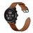 22mm Cowhide Leather Watch Band (DS Style) for Huami Amazfit 1/2S - Coffee - 4