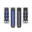 Bi-color Silicone Smart Watch Strap for Garmin Fenix 6X/Fenix 5X, Replacement Adjustable Wrist Band - Black/Blue - 4