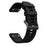 With Black Triangle Buckle Silicone Watch Strap for Garmin Fenix 5S - Black - 1