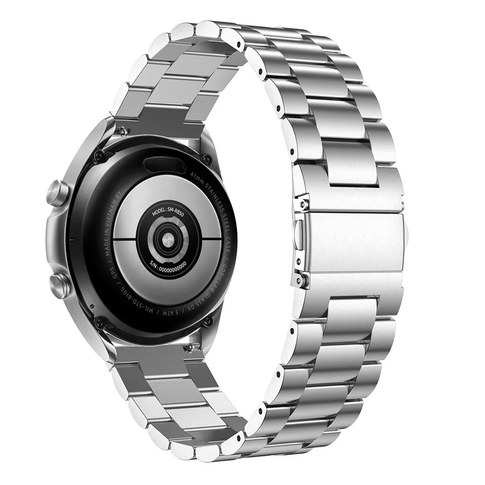 Stainless Steel Smart Watch Band Replacement for Samsung Galaxy Watch3 41mm - Silver - 2