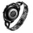 X-Shape Rhinestone Decor Stainless Steel Smart Watch Strap for Samsung Galaxy Watch3 45mm - Black - 3