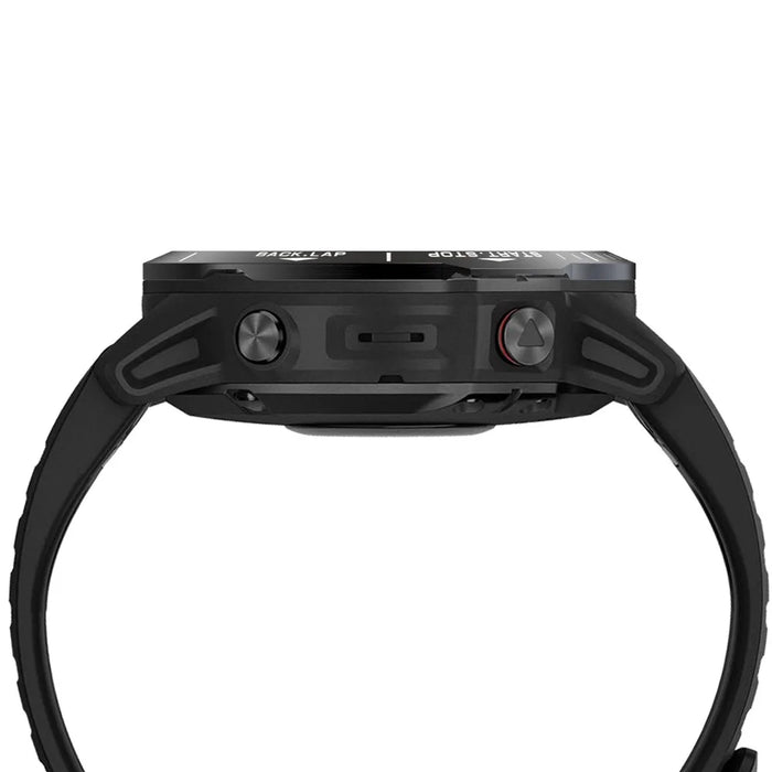 Index Ring Stainless Steel Watch Bezel Ring (Style B) for Garmin Fenix 6X / 6X Pro - Black - 5