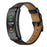 16mm Top Layer Cowhide Leather Watch Band Strap for Huawei TalkBand B3/B6 - Black - 2