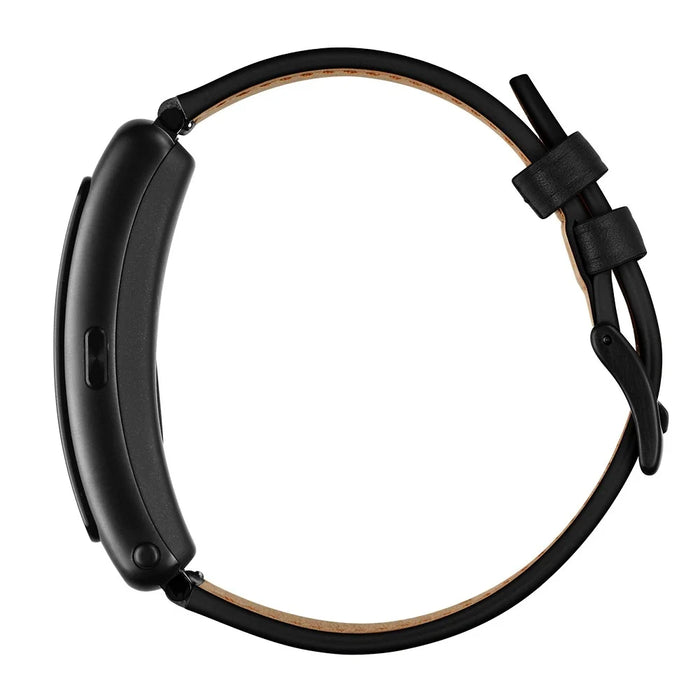 16mm Top Layer Cowhide Leather Watch Band Strap for Huawei TalkBand B3/B6 - Black - 5