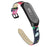 Flower Pattern Genuine Leather Watch Band Replacement for Xiaomi Mi Band 5/4/3 - Style A - 1