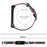 Flower Pattern Genuine Leather Watch Band Replacement for Xiaomi Mi Band 5/4/3 - Style A - 3