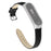 Quality Genuine Leather Watch Band Replacement for Xiaomi Mi Band 5 - Black - 1
