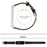 Quality Genuine Leather Watch Band Replacement for Xiaomi Mi Band 5 - Black - 3