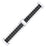 22.5mm Stainless Steel Watch Band for Fitbit Versa 3/Fitbit Sense - Silver/Black/Silver - 3