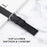Pure Color Genuine Leather Watch Band for Fitbit Versa 3 - Black - 3