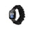 Hair Band Printed Fabric Watch Band for Fitbit Versa 3/Sense - Black - 2
