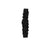 Hair Band Printed Fabric Watch Band for Fitbit Versa 3/Sense - Black - 3