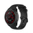 Grid Texture Silicone Replace Watch Band 22mm for Garmin Forerunner 745 - Black - 4