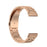 Stainless Steel Three Bead Buckle Chain Band for Fitbit Versa 3/Sense, Watchband Replacement - Rose Gold - 5