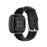 Genuine Leather Smart Watch Strap for Fitbit Versa 3/Sense Replacement Band - Black - 1