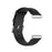 Genuine Leather Smart Watch Strap for Fitbit Versa 3/Sense Replacement Band - Black - 3
